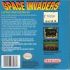 Space Invaders Box Art Back